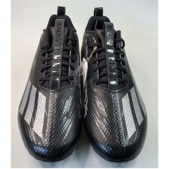 Adidas Adizero Black Gray Spark NFL Football Cleats GV9085 Mens 10 NEW Fast Ship main image 9